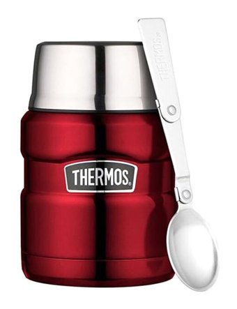 Thermos Stainless King SK3000-184807 Paslanmaz Çelik 480 ml Outdoor Yemek Termos Kırmızı