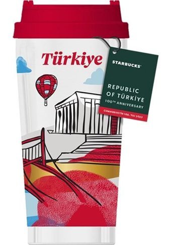Starbucks 11149455 Paslanmaz Çelik 473 ml Outdoor Bardak Termos Kırmızı