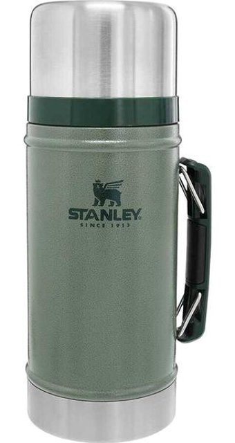 Stanley Classic Paslanmaz Çelik 1 lt Outdoor Yemek Termos Yeşil