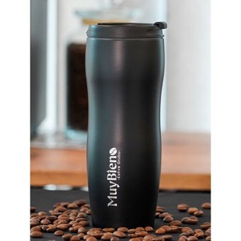 Muybieno Paslanmaz Çelik 400 ml Outdoor Bardak Termos Siyah