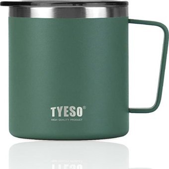 Tyeso Silviya Paslanmaz Çelik 400 ml Outdoor Bardak Termos Yeşil