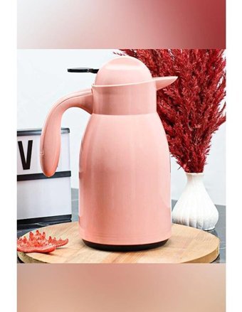 Herevin Nordic Paslanmaz Çelik 1 lt Çaydanlık Termos Pembe