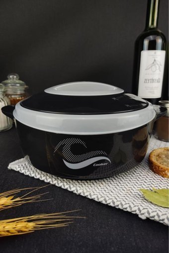 Cooker CKR 3150 Paslanmaz Çelik 1.5 lt Yemek Termos Siyah