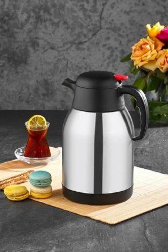 Penguen 1200P Çelik 2 lt Çaydanlık Termos Gümüş