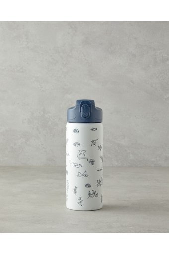 English Home Good Mood Kids Çelik 600 ml Matara Termos Beyaz