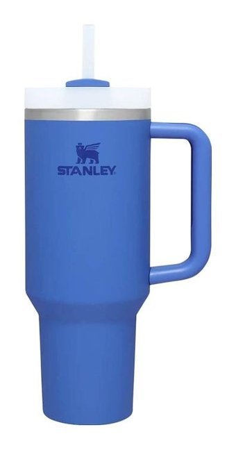 Stanley Quencher H2.0 Flowstate Paslanmaz Çelik 1.18 lt Pipetli Outdoor Bardak Termos Mavi
