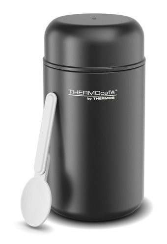 Thermocafé By Thermos Paslanmaz Çelik - Plastik 400 ml Outdoor Yemek Termos Siyah