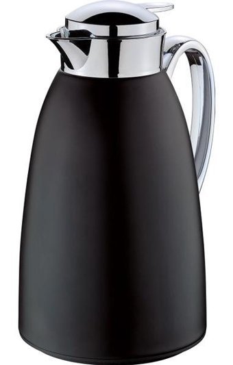 Cilio Venezia - 543865 Paslanmaz Çelik 1 lt Çaydanlık Termos Siyah