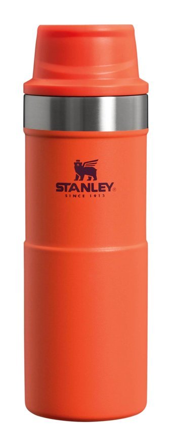 Stanley Trigger Action Paslanmaz Çelik 0.47 lt Outdoor Matara Termos Turuncu