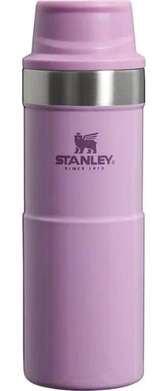 Stanley Classic Trigger-Action Paslanmaz Çelik 350 ml Outdoor Matara Termos Lila
