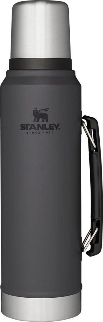 Stanley Classic Paslanmaz Çelik 1 lt Outdoor Matara Termos Füme