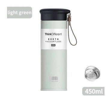 Tcherchı Paslanmaz Çelik 450 ml Outdoor Matara Termos Yeşil