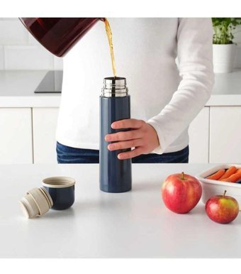 Ikea Halsa Paslanmaz Çelik 5 lt Outdoor Matara Termos Lacivert