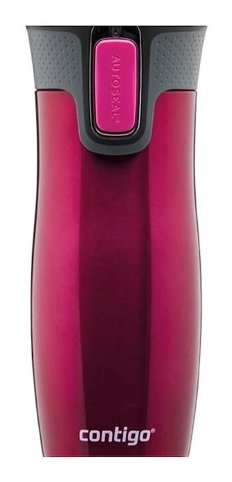 Contigo Westloop Raspberry Çelik 470 ml Outdoor Matara Termos Kırmızı