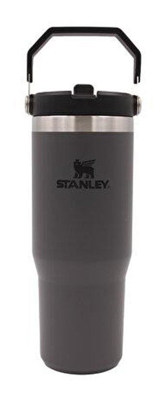 Stanley The Iceflow Flip Straw Paslanmaz Çelik 890 ml Pipetli Outdoor Bardak Termos Gri