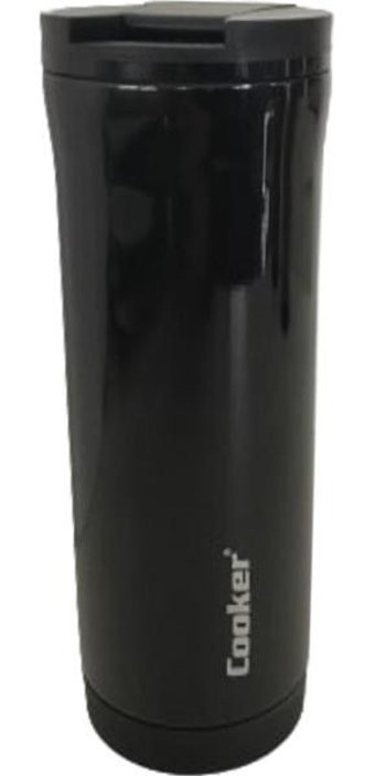 Cooker CKR 2041 Paslanmaz Çelik 400 ml Outdoor Matara Termos Siyah