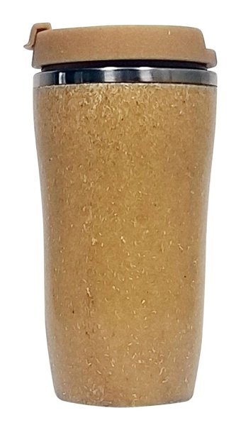 Allmug Plastik 250 ml Bardak Termos Kahverengi