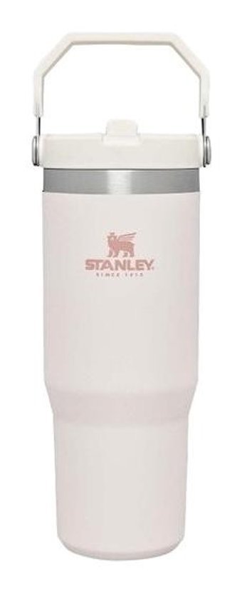 Stanley The Iceflow Flip Straw Paslanmaz Çelik 890 ml Pipetli Outdoor Matara Termos Pembe