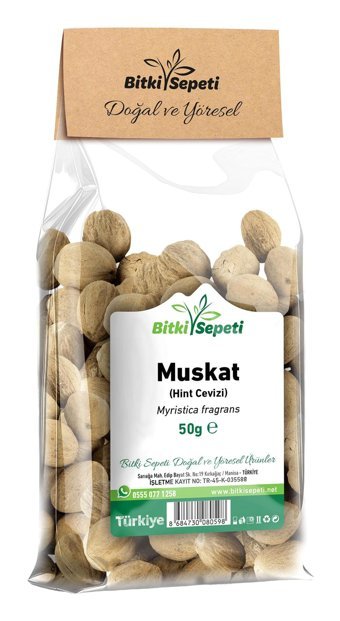 Bitki Sepeti Tane Muskat 50 gr