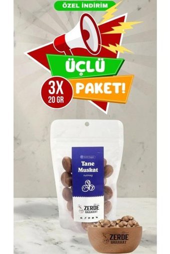 Zerde Baharat Tane Muskat 2x20 gr