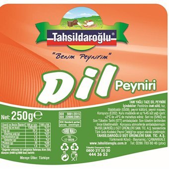 Tahsildaroğlu Dil İnek Peyniri 250 gr