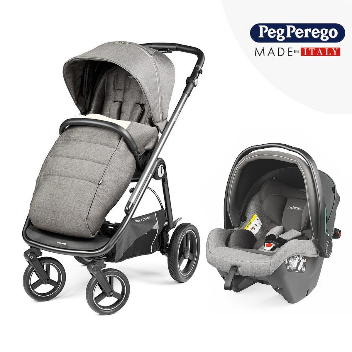 Peg Perego Veloce SLK Katlanabilir Travel Sistem Bebek Arabası Gri