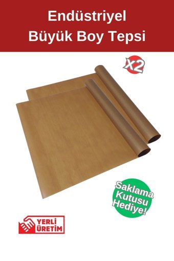 Foopex Yıkanabilir Büyük Boy Pişirme Kağıdı 2 Adet