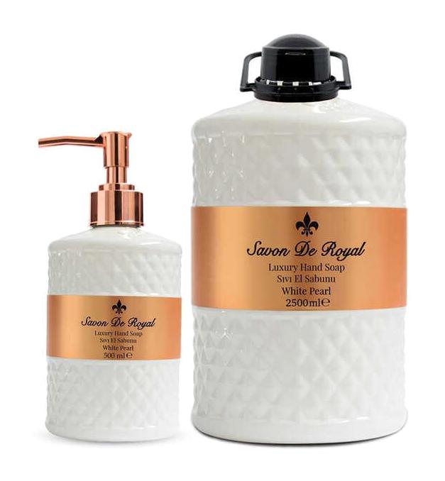 Savon De Royal Luxury White Pearl Vegan 2'li Sıvı Sabun 3 lt