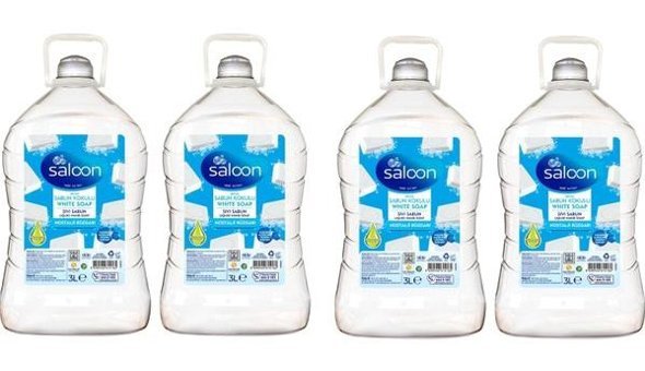 Saloon Nostalji Rüzgarı Gliserin 4'lü Sıvı Sabun 3 lt