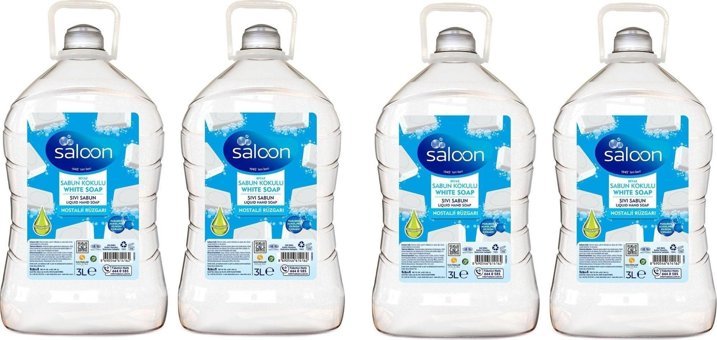 Saloon Nostalji Rüzgarı Gliserin 4'lü Sıvı Sabun 3 lt