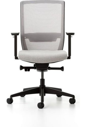 Bürotime Bold Kolçaklı Dönerli Gri Çalışma Sandalyesi