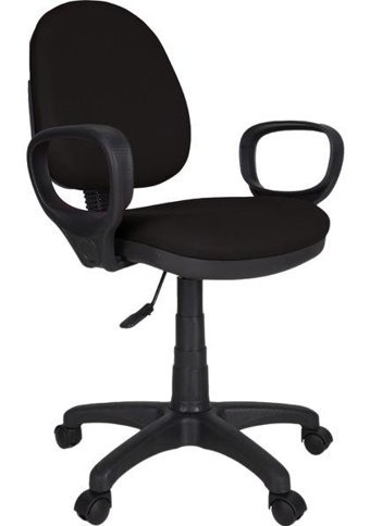 Gizmo FK1500 Kolçaklı Dönerli Siyah Çalışma Sandalyesi