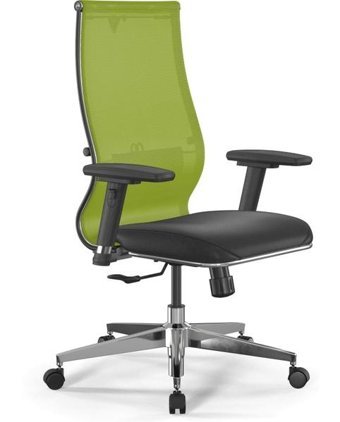 Ergolife 1226125 Kolçaklı Dönerli Yeşil-Siyah Çalışma Sandalyesi