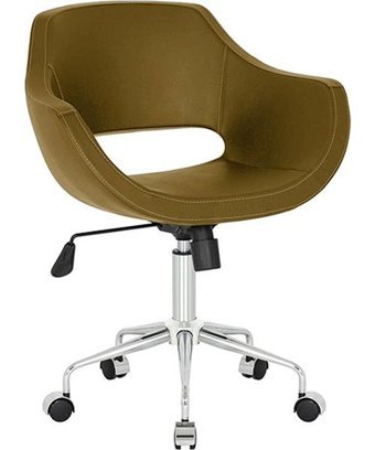 Beowo Design Kolçaklı Dönerli Kahverengi Çalışma Sandalyesi