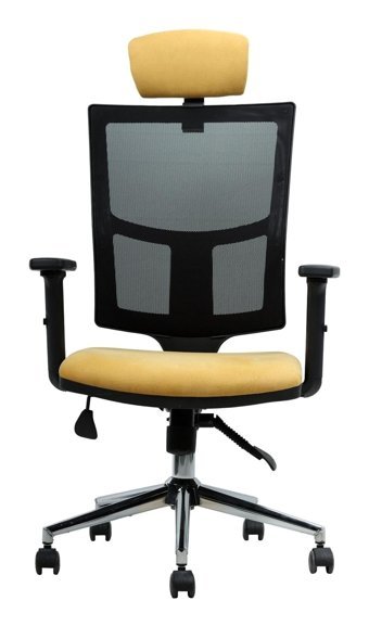 Hamle Ofis H-8012 Başlıklı Kolçaklı Dönerli Yeşil Çalışma Sandalyesi