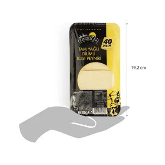 Gündoğdu Dilimli Tost İnek Peyniri 6x600 gr