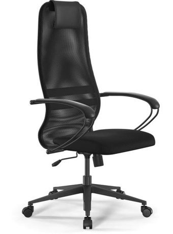Ergolife 5200080 Başlıklı Kolçaklı Dönerli Siyah Çalışma Sandalyesi