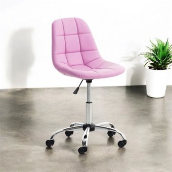 Desk Ofis Zena Dönerli Pembe Çalışma Sandalyesi