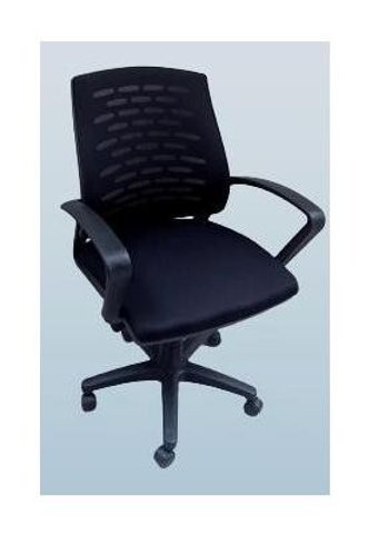 Bengi Ticaret Klimatik Kolçaklı Dönerli Siyah Çalışma Sandalyesi