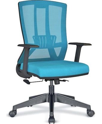 Uzay Ofis Air-X Kolçaklı Dönerli Mavi Çalışma Sandalyesi