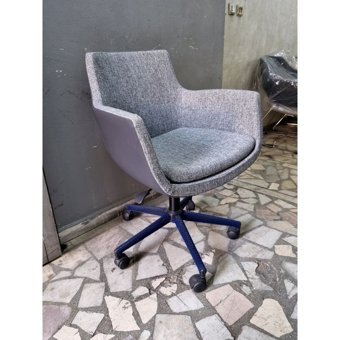 Bintaş Mobilya Seat Kolçaklı Dönerli Gri Çalışma Sandalyesi