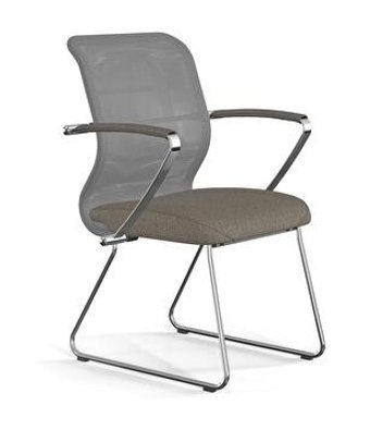 Ergolife Sit 8-M4-9K Kolçaklı Gri Çalışma Sandalyesi