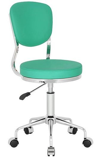 White Furniture Obje Dönerli Açık Yeşil Çalışma Sandalyesi