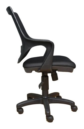 Mocca Style Porziyon Depar Başlıklı Kolçaklı Dönerli Siyah Çalışma Sandalyesi