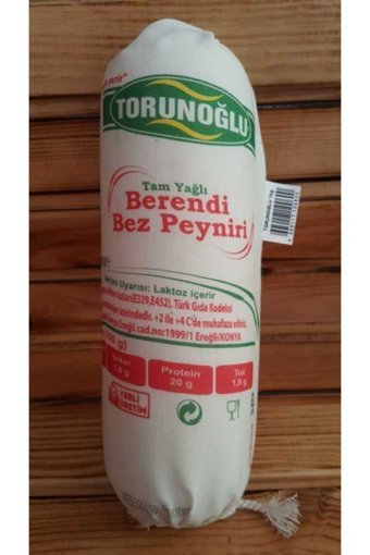 Torunoğlu Tam Yağlı Berendi Bez İnek Peyniri 1 kg