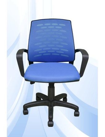 Obc Ofis Büro Concept Savina Kolçaklı Dönerli Mavi Çalışma Sandalyesi