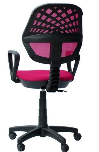 Orianna Design Kolçaklı Dönerli Pembe Çalışma Sandalyesi