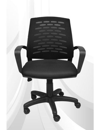 Obc Ofis Büro Concept Savina Kolçaklı Dönerli Siyah Çalışma Sandalyesi