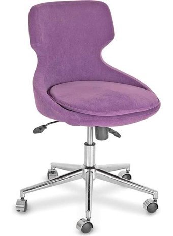 Bubu Home Colcafe Dönerli Mor Çalışma Sandalyesi