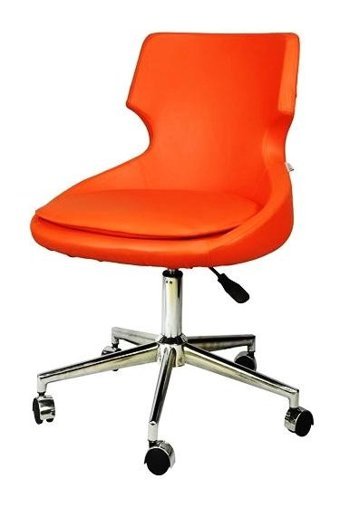 Neodesign Omega Dönerli Turuncu Çalışma Sandalyesi